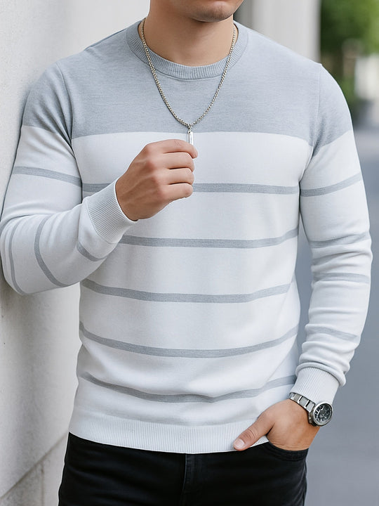 Sweatshirt Herren | Gestreift & Vielseitig Kombinierbar