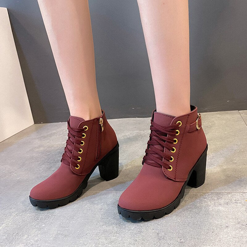 Damen Stiefel Bequem für Kühlere Tage Vielseitig Einsetzbar 10