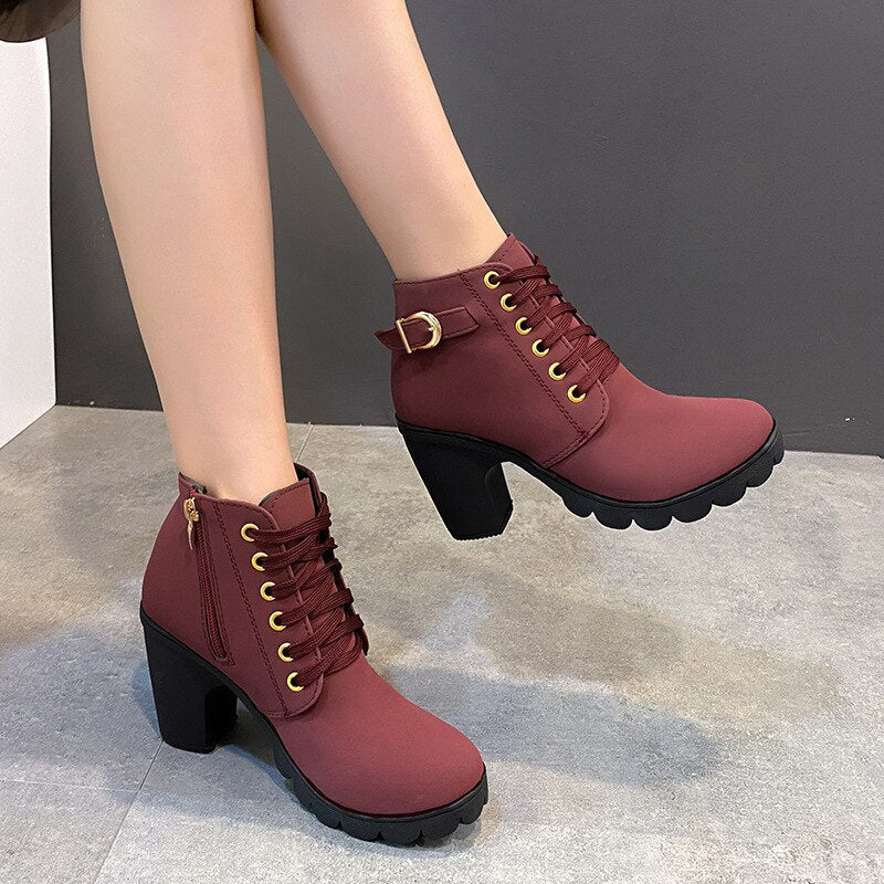 Damen Stiefel Bequem für Kühlere Tage Vielseitig Einsetzbar 6