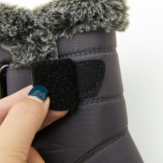 Damen Winterschuhe Gepolstert Rutschfest Gel-Sohle 13
