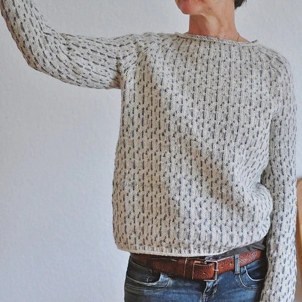 Strickpullover Damen | Strukturiert & Kastiger Schnitt
