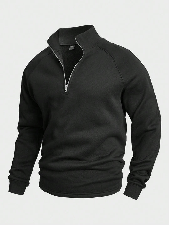 Pullover Herren | Stehkragen & Reißverschluss