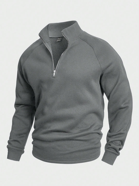 Pullover Herren | Stehkragen & Reißverschluss