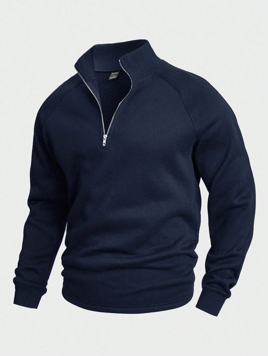 Pullover Herren | Stehkragen & Reißverschluss