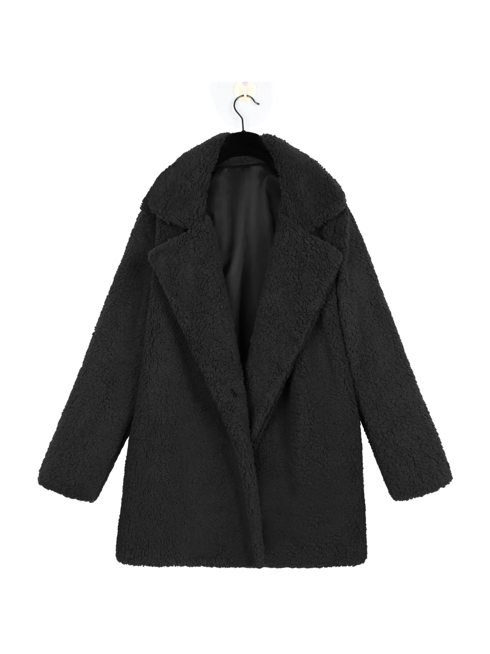Teddy Kurzmantel Damen | Reverskragen & Plüschig Warm