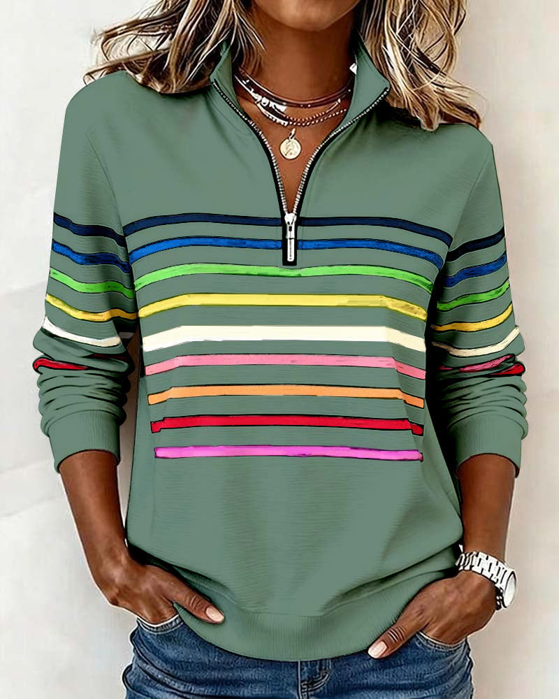Sweatshirt Dames | Gestreept & Comfortabel 16
