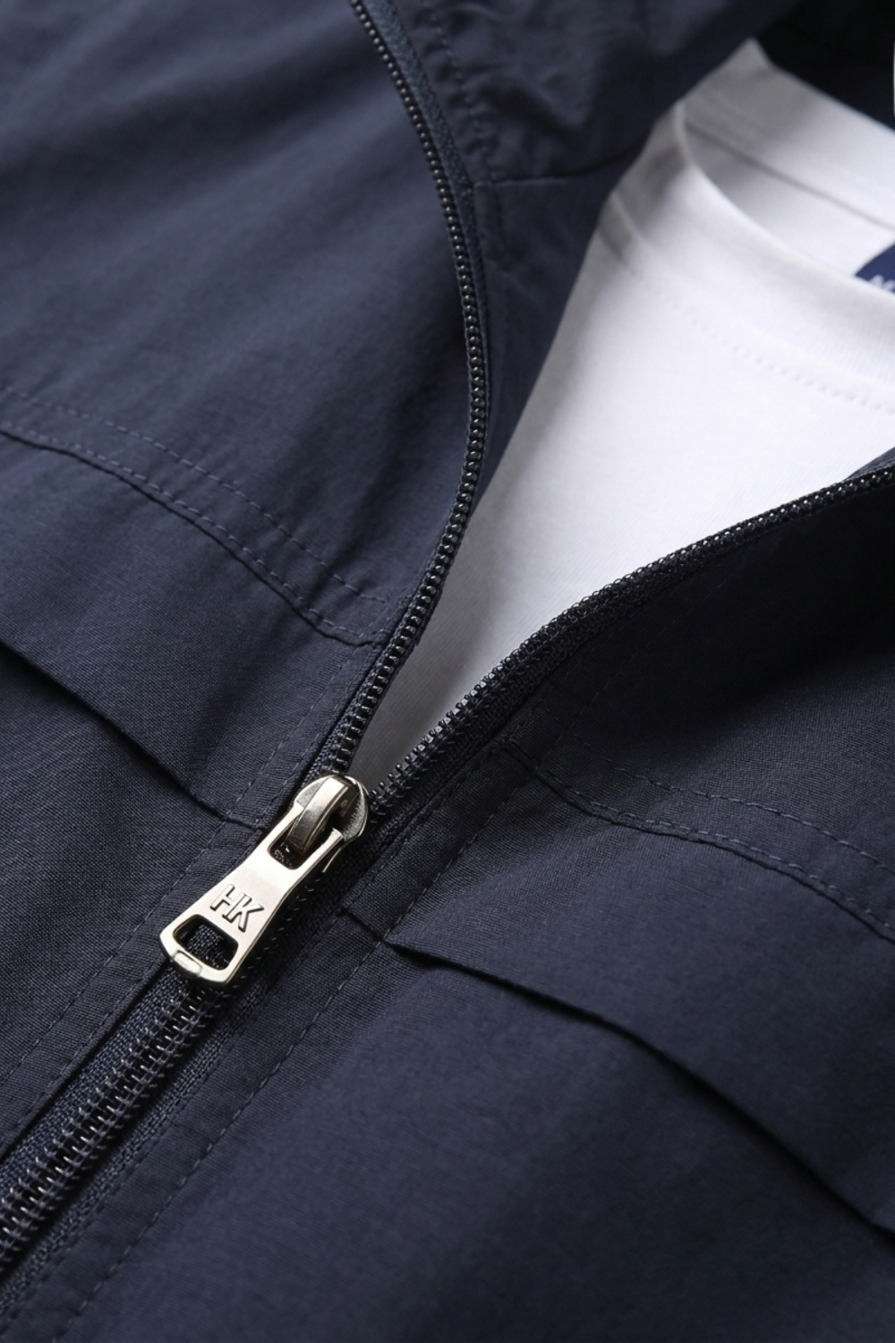 Herren Utility Weste Stehkragen Taschen Reißverschluss 2