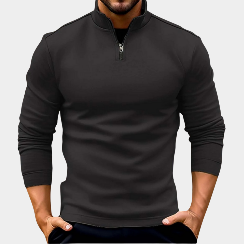 Pullover Herren | Viertelreißverschluss & Bequem 1