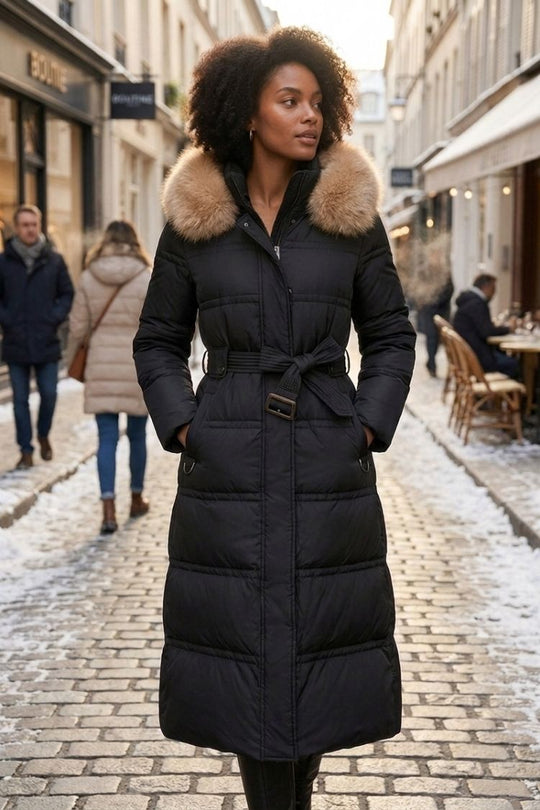 Damen Steppmantel Taillierte Kapuzenjacke Steppjacke 8