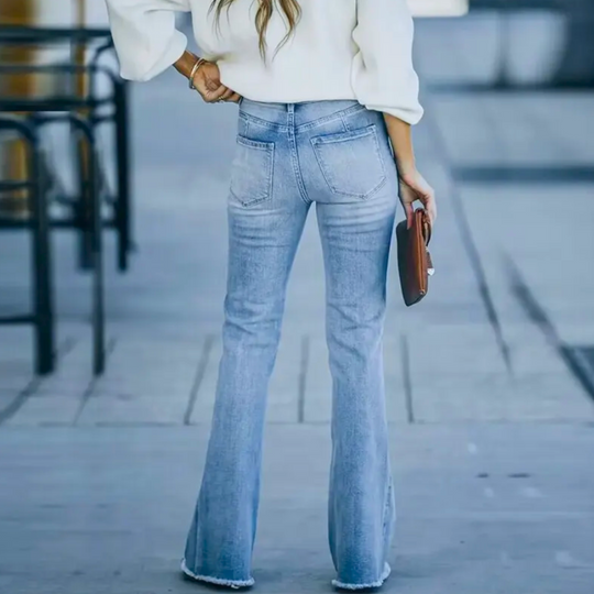 Jeansbroek Dames | Hoge Taille & Stretch Comfort 4