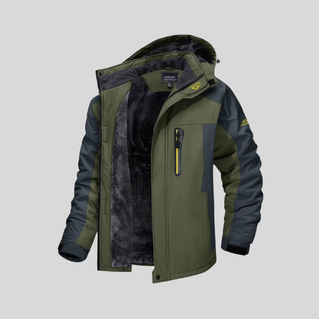 Winterjas Heren | Wind- en Waterdicht met Capuchon 1