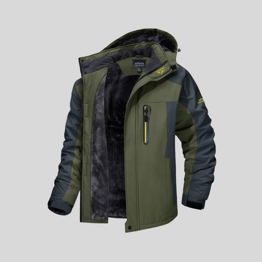 Winterjas Heren | Wind- en Waterdicht met Capuchon 1