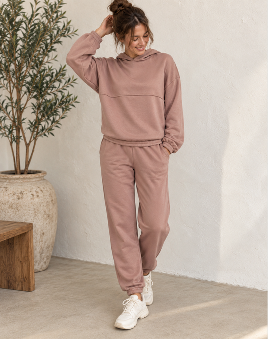 Trainingspak Dames | Hoodie met High Waist Broek 1