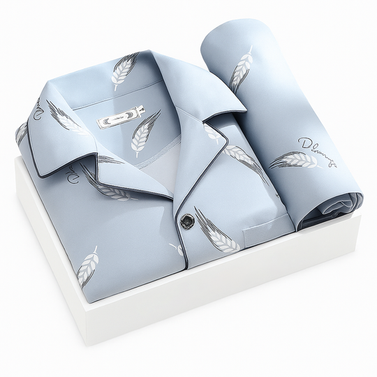 Pyjama Set Heren | Overhemd met Knoopsluiting 1