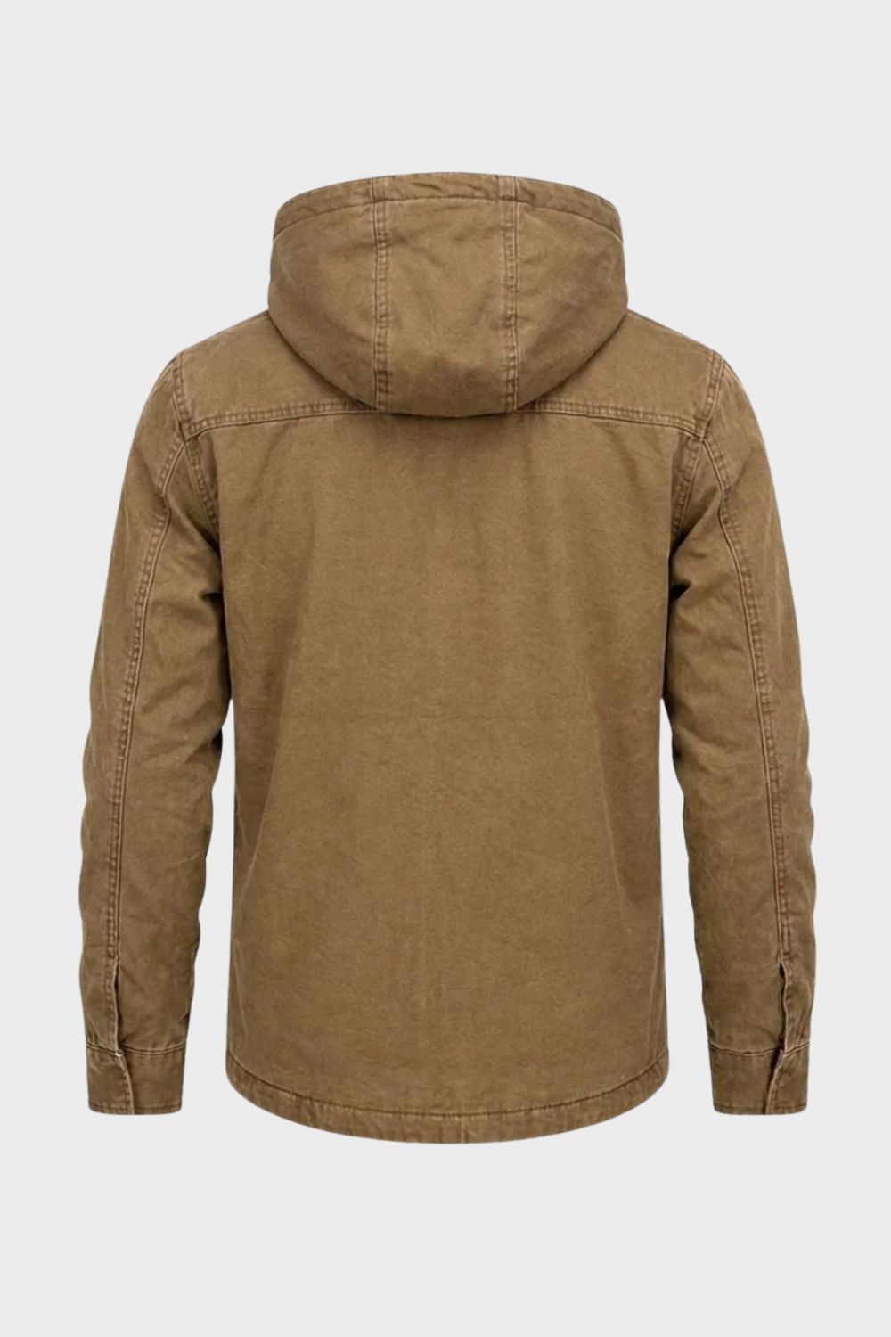 Herren Freizeitjacke Kapuze Reißverschluss Fronttaschen 3