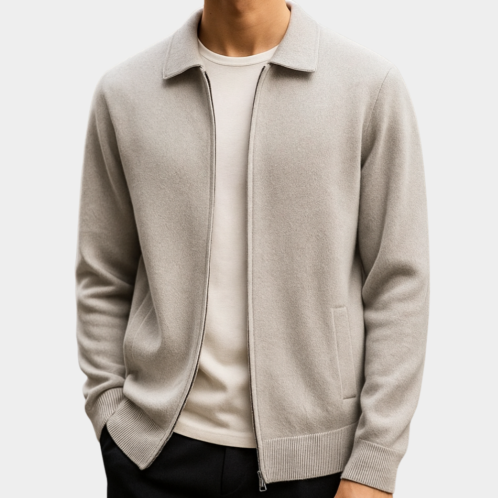Strickjacke Herren | Reißverschluss & Wärmeisolierung 5