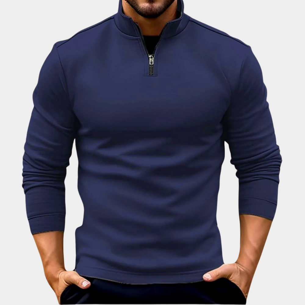 Pullover Herren | Viertelreißverschluss & Bequem 2