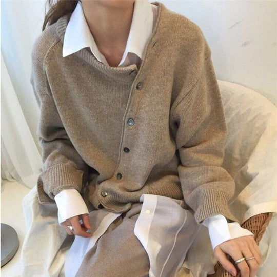 Strickjacke Damen | Klassisch & Knopfleiste 2