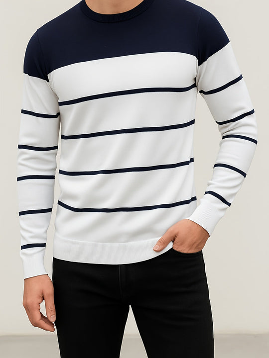 Sweatshirt Herren | Gestreift & Vielseitig Kombinierbar