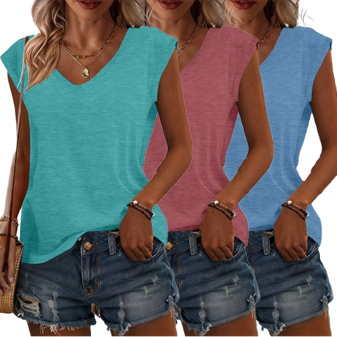 3-Delige Dames T-Shirt Set – Voor Elke Dag in Stijl 9