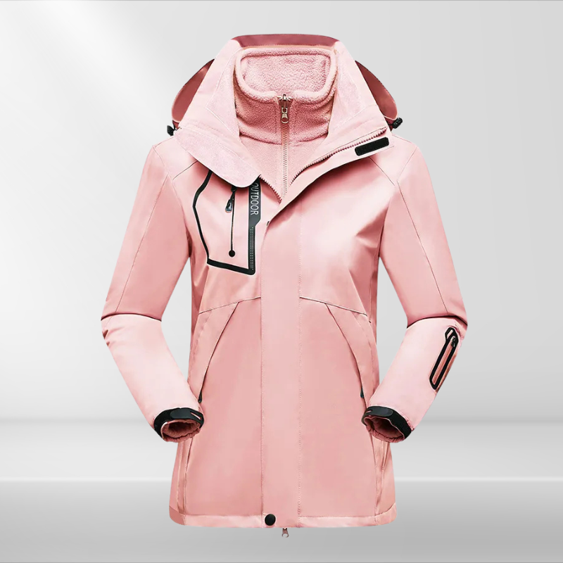 3-in-1 Outdoorjas Dames | Water- en Winddicht