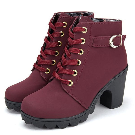 Damen Stiefel Bequem für Kühlere Tage Vielseitig Einsetzbar 3