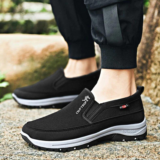 Herren Wanderschuhe Slip On Rutschfest Atmungsaktiv 11
