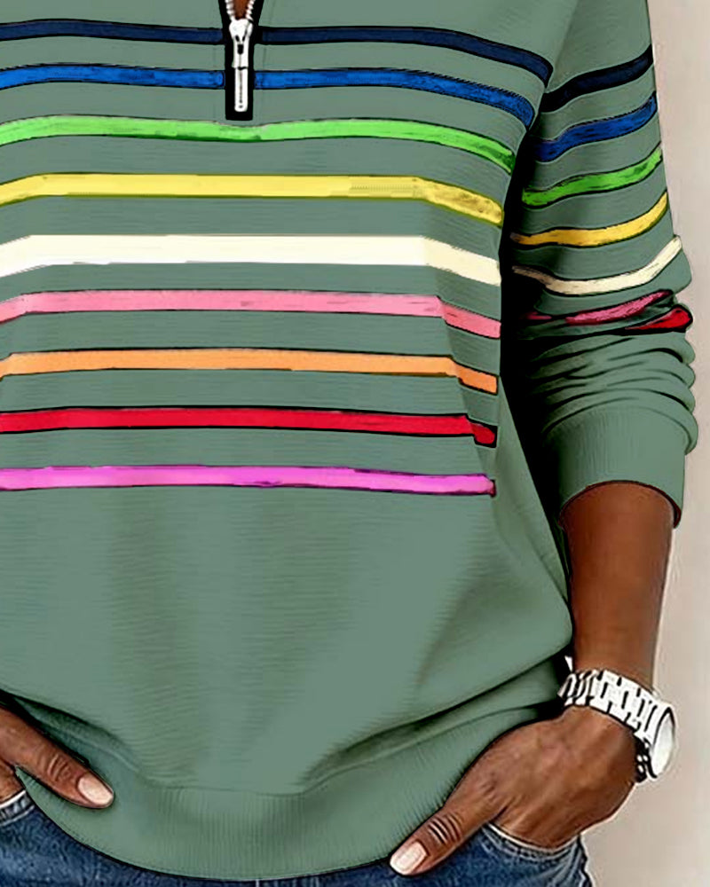 Sweatshirt Dames | Gestreept & Comfortabel 18