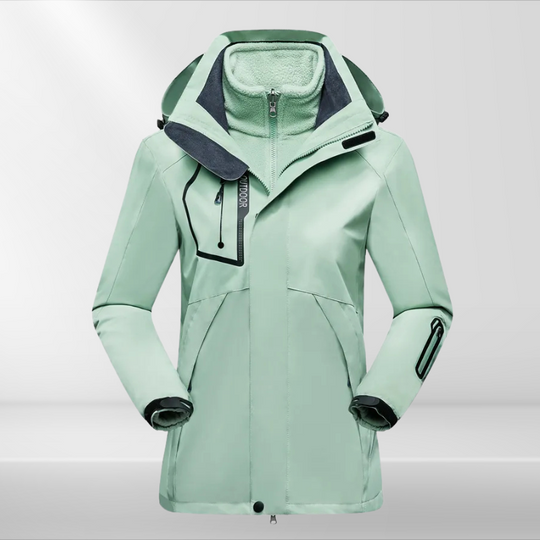 3-in-1 Outdoorjas Dames | Water- en Winddicht 4