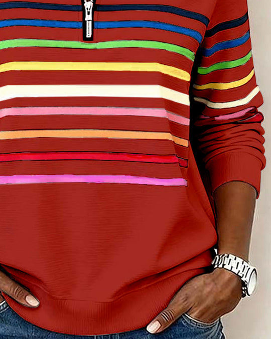 Sweatshirt Dames | Gestreept & Comfortabel 12