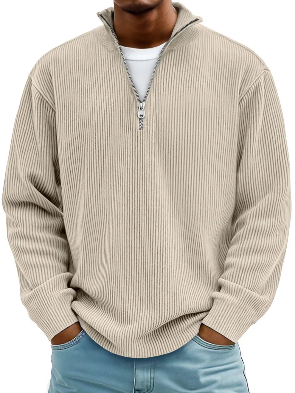 Pullover Herren | Half-Zip & Formstabil 7