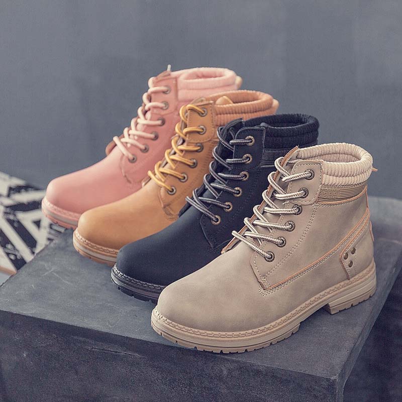 Damen Winterstiefel Sneaker-Optik Plüschfütterung Warm 10
