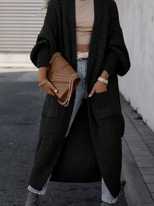 Maxi-Cardigan Damen | Lässiger Schnitt & Taschen