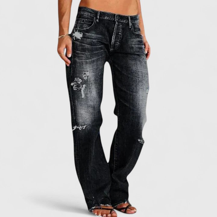 Jeans Damen | Gerader Schnitt & Used-Look