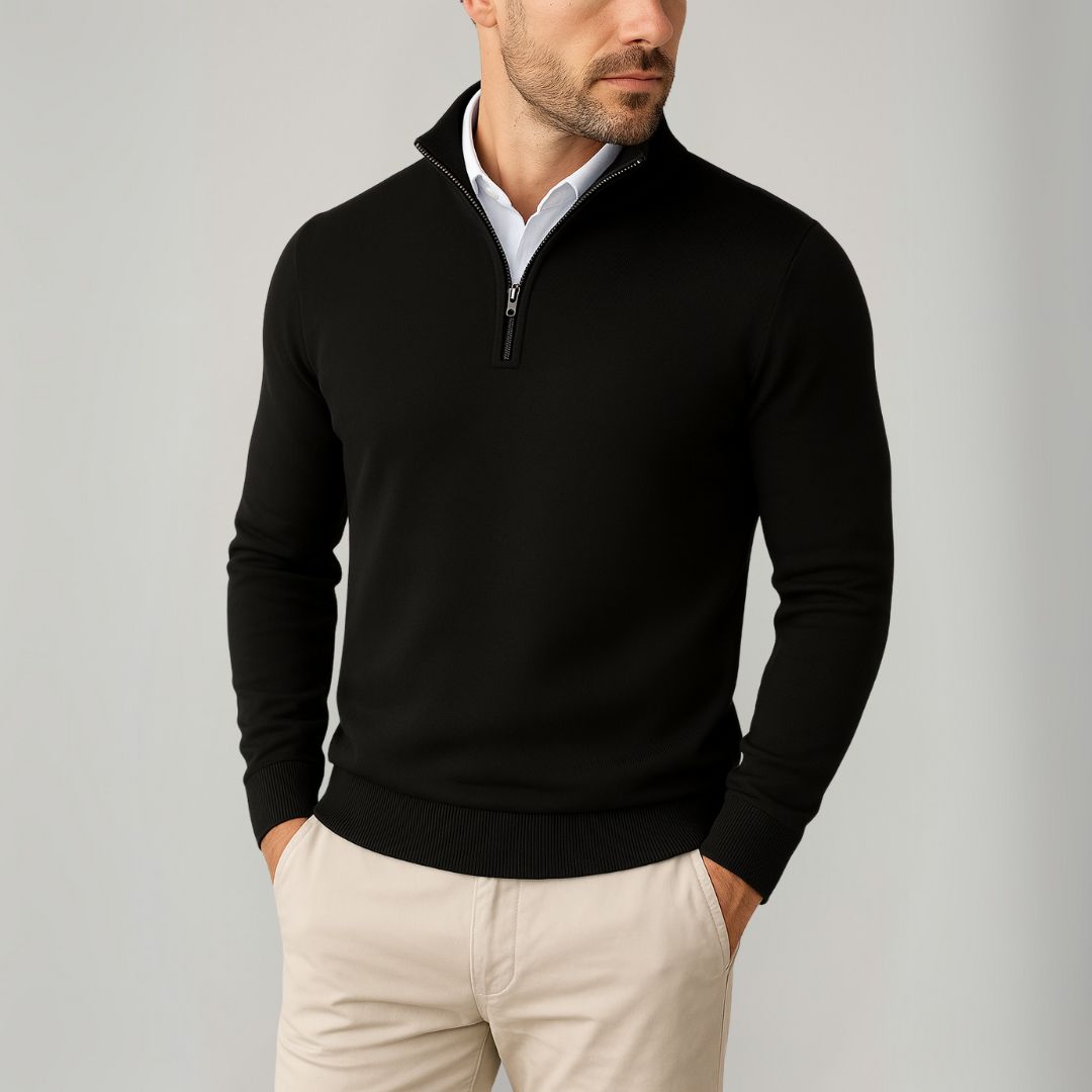 Quarter-Zip Trui Heren | Slim Fit 4