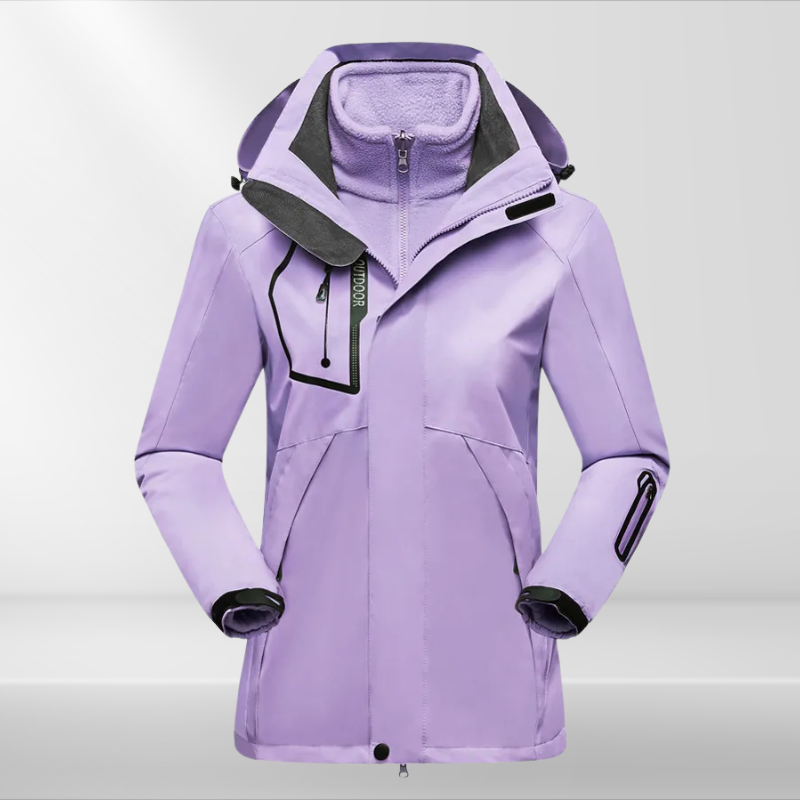 3-in-1 Outdoorjas Dames | Water- en Winddicht 5