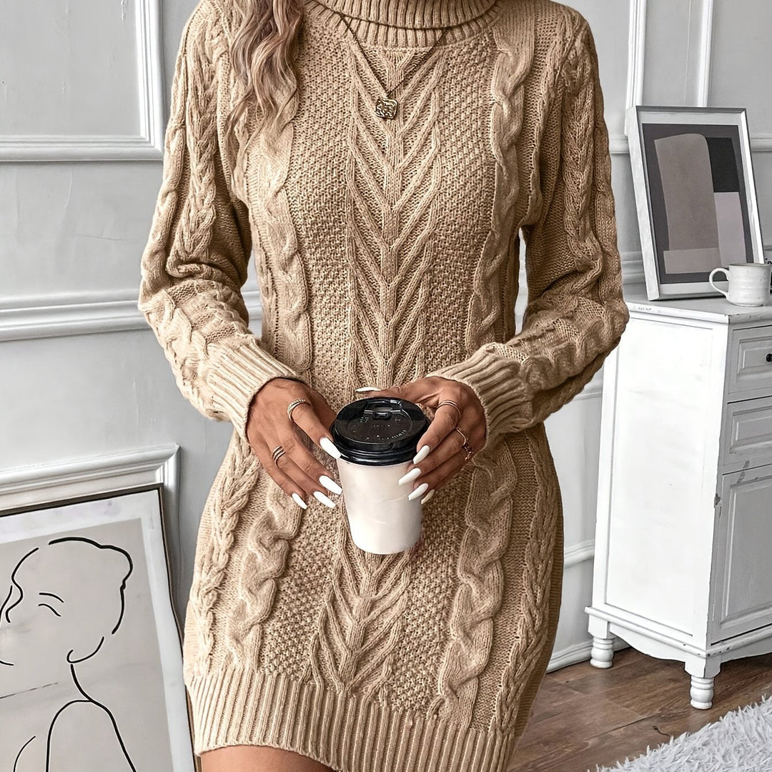 Strickkleid Damen | Rollkragen & Figurbetont 13