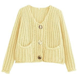 Strickjacke Damen | Knöpfe & Taschen 4
