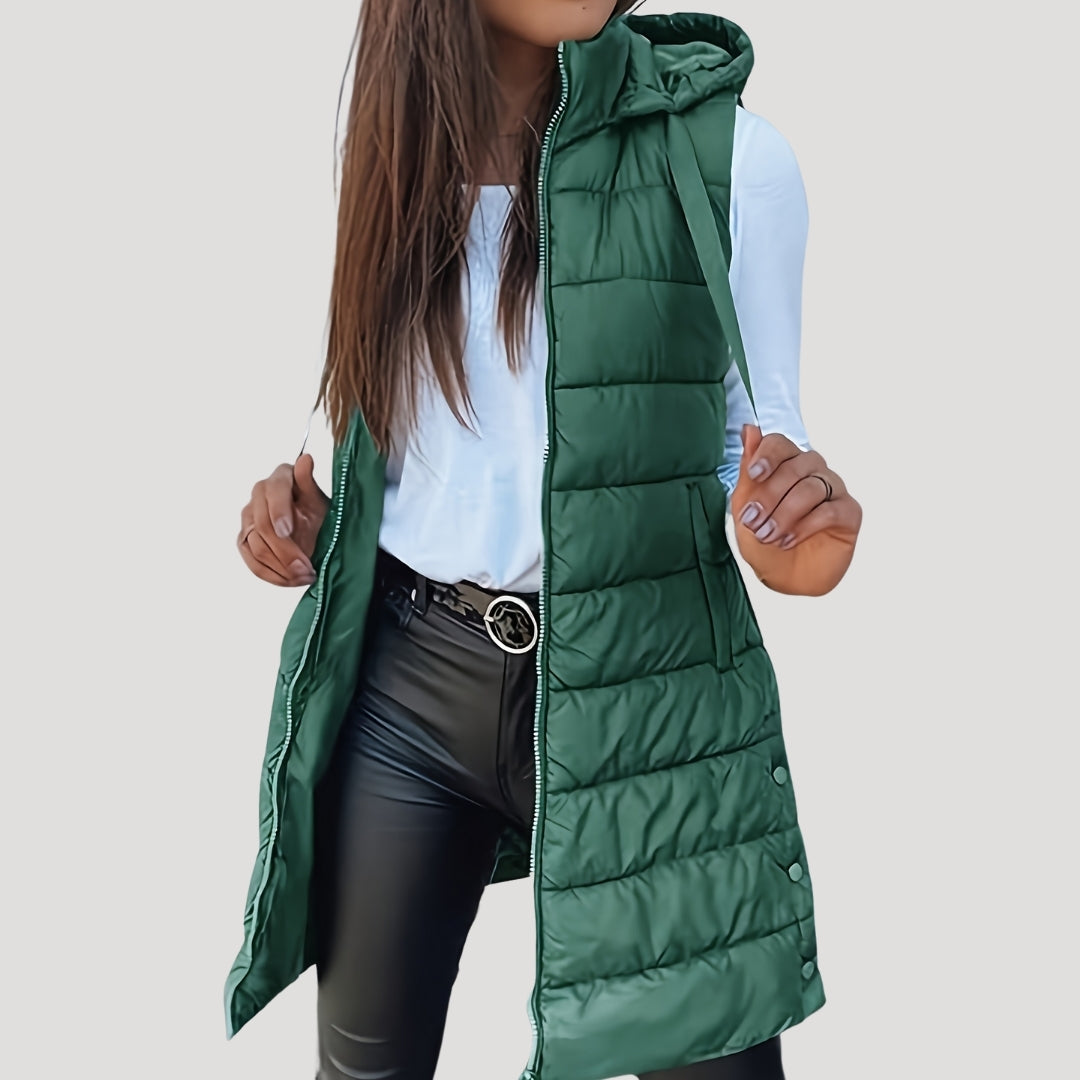 Steppweste Damen | Kapuze & Wärmende Steppung 1