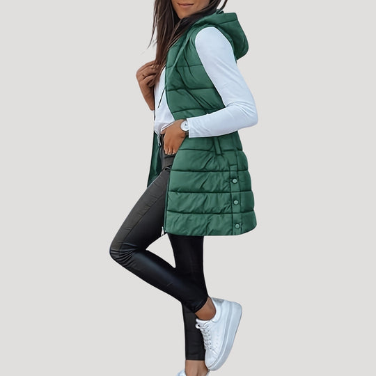 Steppweste Damen | Kapuze & Wärmende Steppung 2