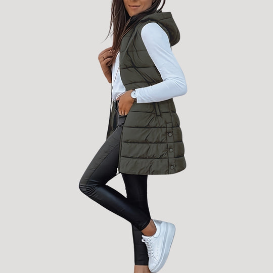 Steppweste Damen | Kapuze & Wärmende Steppung 5