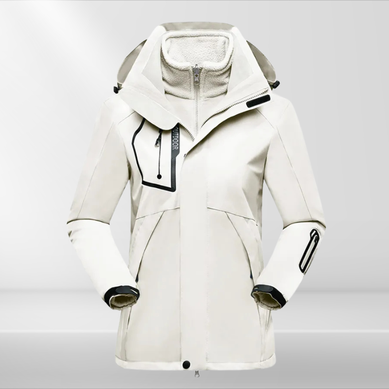 3-in-1 Outdoorjas Dames | Water- en Winddicht 6
