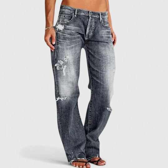 Jeans Damen | Gerader Schnitt & Used-Look