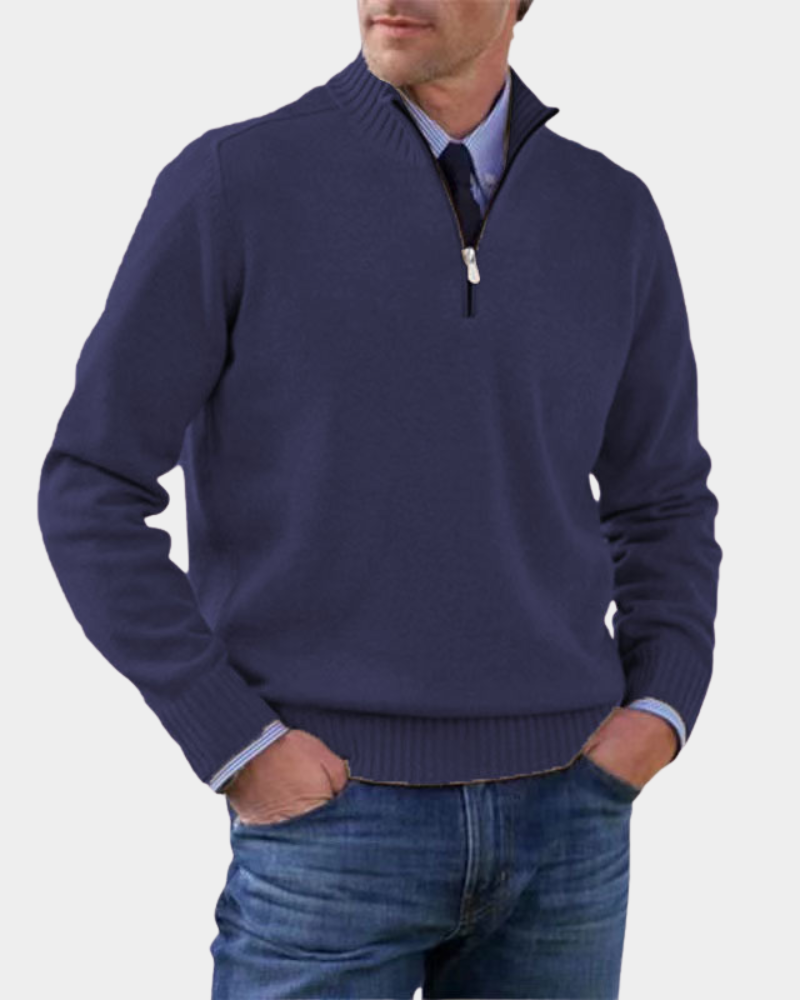 Reißverschluss Pullover Herren | Weich & Warm 5