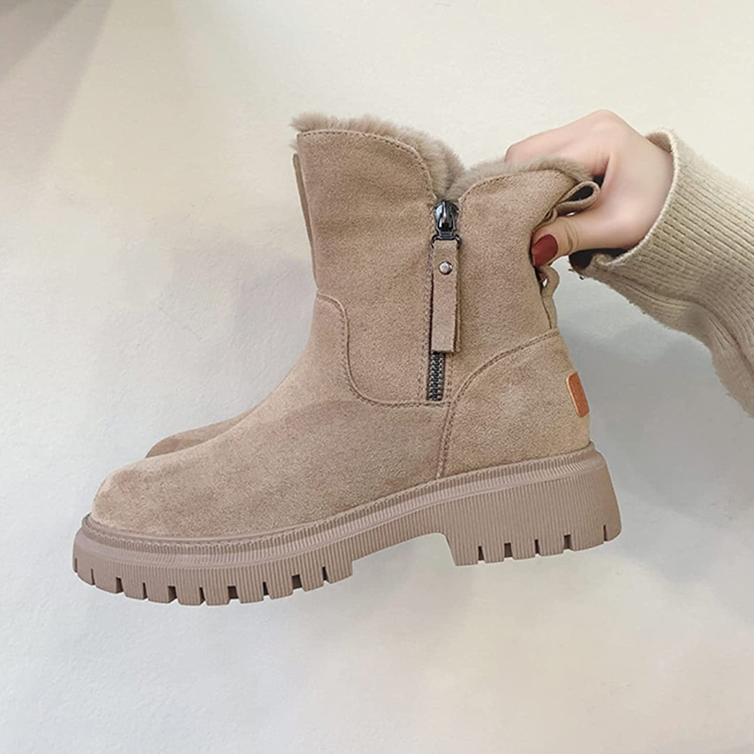 Damen Winterstiefel Rutschfest Warm Gefüttert Boots 4