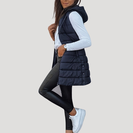 Steppweste Damen | Kapuze & Wärmende Steppung 8