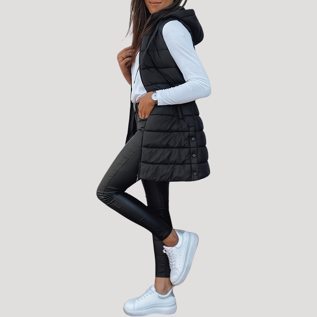 Steppweste Damen | Kapuze & Wärmende Steppung 11
