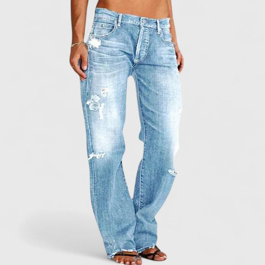 Jeans Damen | Gerader Schnitt & Used-Look