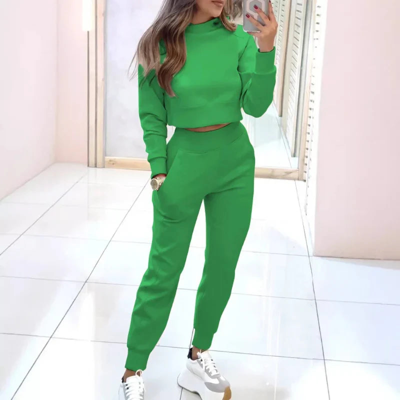 Trainingspak Dames | Cropped Sweater & Comfort 8