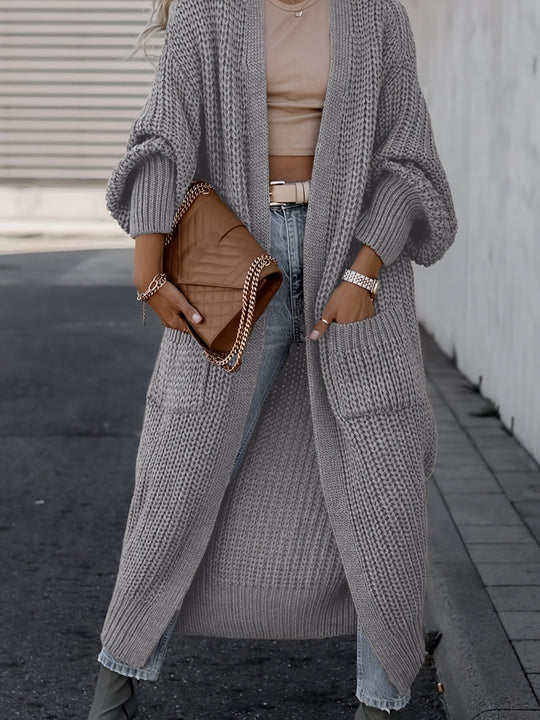 Maxi-Cardigan Damen | Lässiger Schnitt & Taschen